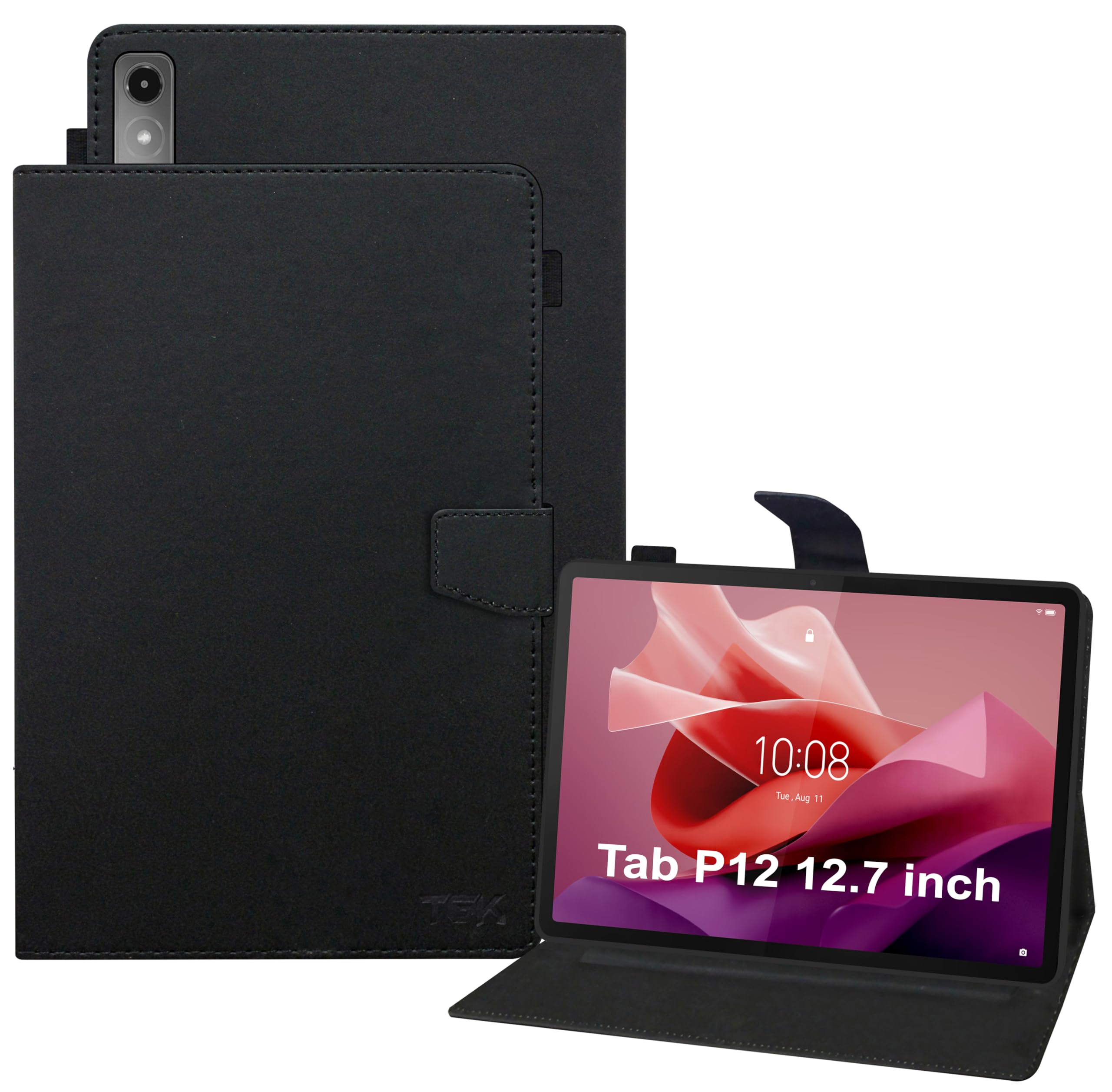 TGK Flip Case Cover for Lenovo Tab P12 12.7 inch Executive Leather Black (B0CY9FQX28) Amazon Price History, Amazon Price Tracker
