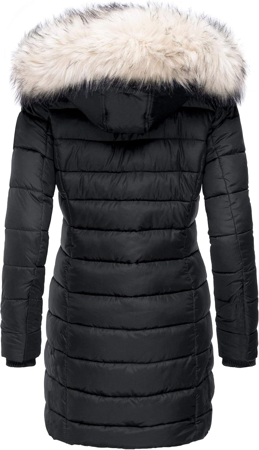 NUTEXROL Women's Winter Quilted Down Hooded Parka Jackets Thickened Warm Puffer Coat - Image 5