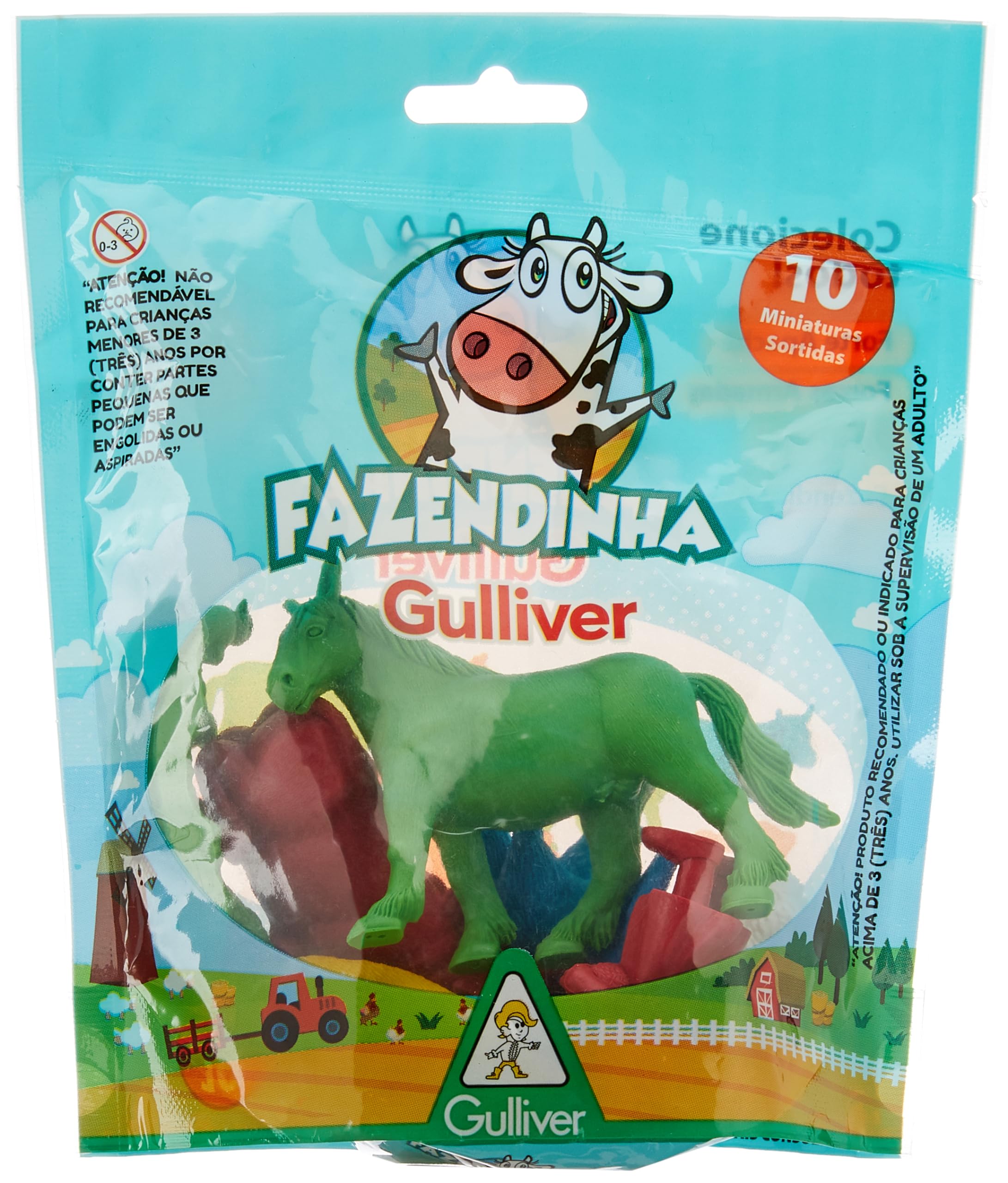 Fazendinha Colorida, 10 peças, Gulliver : REVAL: Amazon.com.br ...