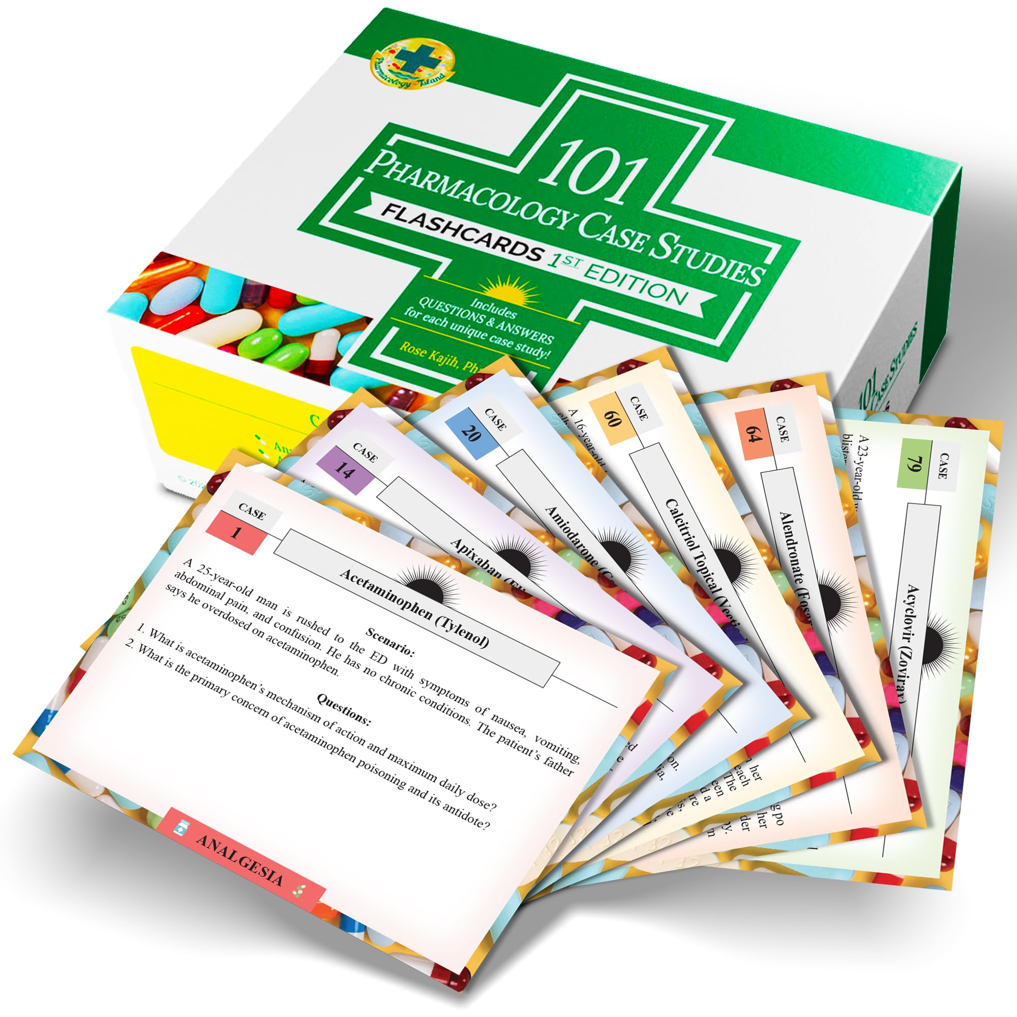 101 Pharmacology Case Studies - Flashcards Edition