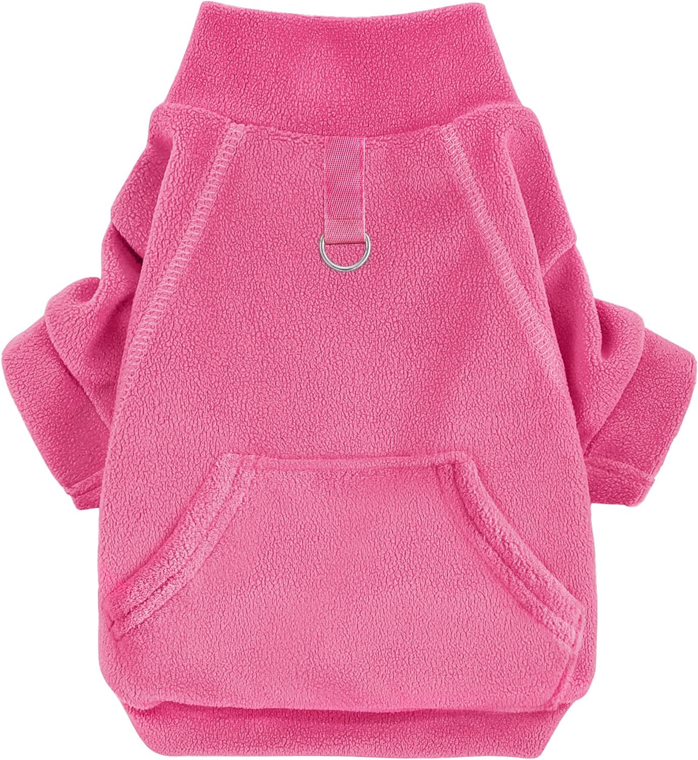 Idepet Fleece Dog Sweater, Winter Dog Clothes Turtleneck