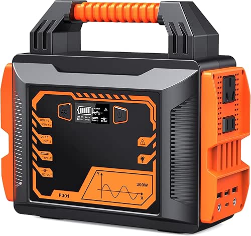 Steelite 300W Portable Power Station (Peak 600W) 296Wh with AC