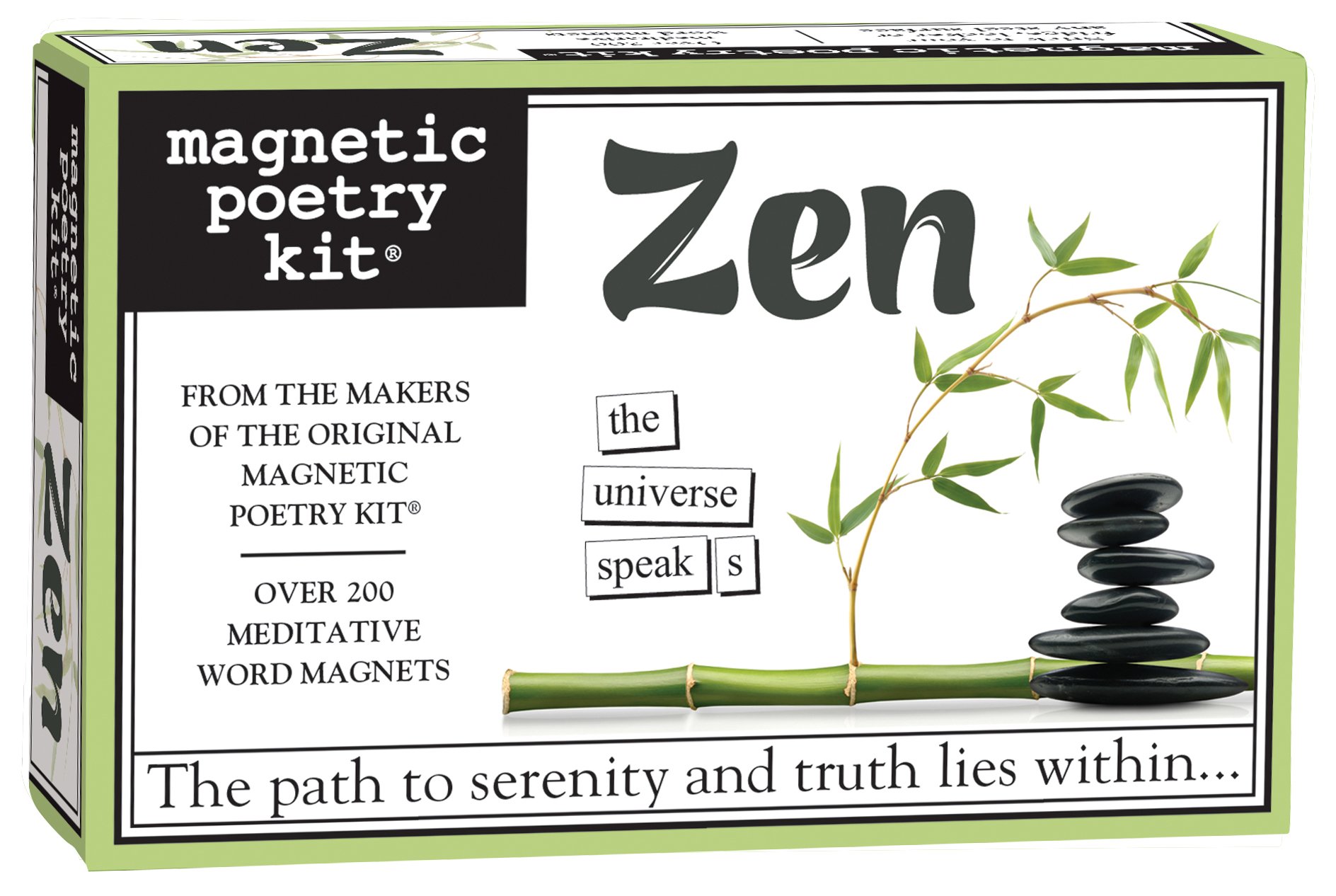 Magnetic Poetry - Zen Kit - Words for Refrigerator - Write Poems and Letters on The Fridge - Made in The USA