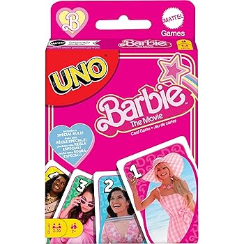Mattel Games UNO Barbie The Movie Card Game