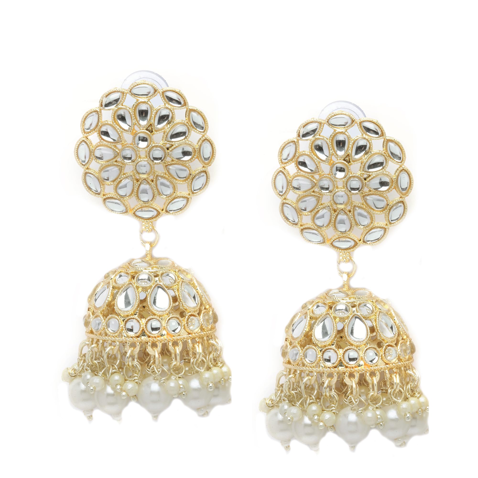 See full amazon price history chart for ZENEME Gold-Plated Kundan & Pearls studded Flower Shaped Vilandi Jhumka Earrings For Women & Girls ZENEME Gold-Plated Kundan & Pearls studded Flower Shaped Vilandi Jhumka Earrings For Women & Girls (B0C398M9BV) Amazon Price History, Amazon Price Tracker