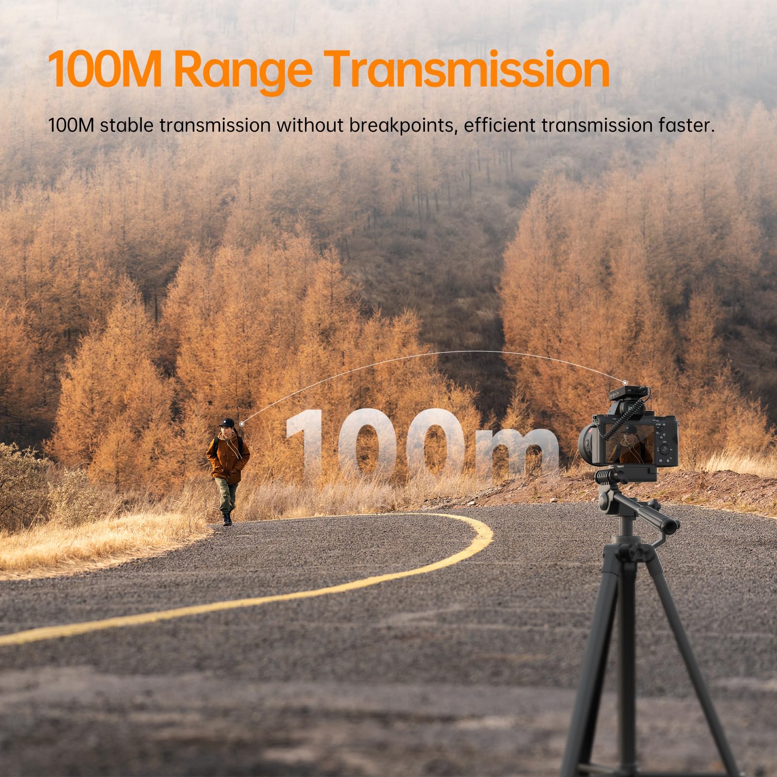 Comica Microfono Lavalier wireless Boom X-D2 PRO 2,4 GHz Dual Channel Wireless Risvolto Mic con 2 trasmettitori e 1 ricevitore, microfono wireless per foto camere/Smartphone/Live streaming