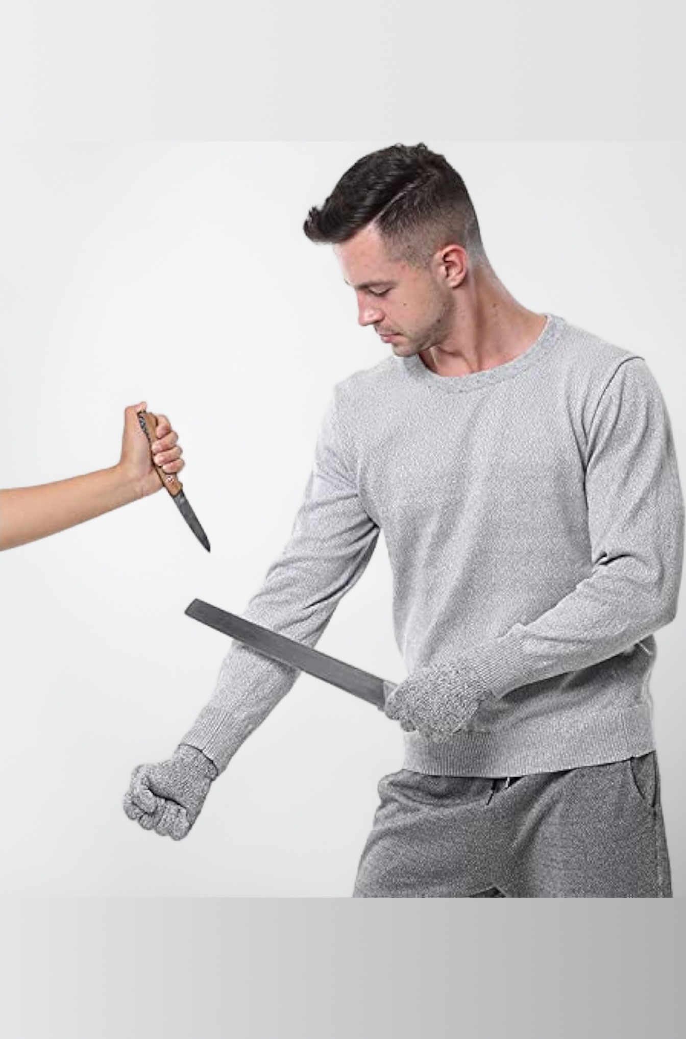 Cut Resistant T-shirt, knife proof shirt Clothing, 5-level Cut-proof vest, UHMWPEF High Performance Protection