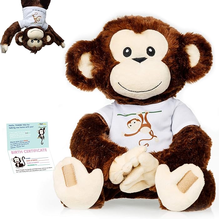 Buy InFLOATables Monkey Stuffed Animals Monkey Plush for Lovers of