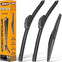 Vista 90 de AUTOBOO - Limpiaparabrisas de repuesto 26 + 20 pulgadas con limpiaparabrisas trasero de 12 pulgadas para BMW X3, X4, 2018, 2019, 2020, 2021, 2022