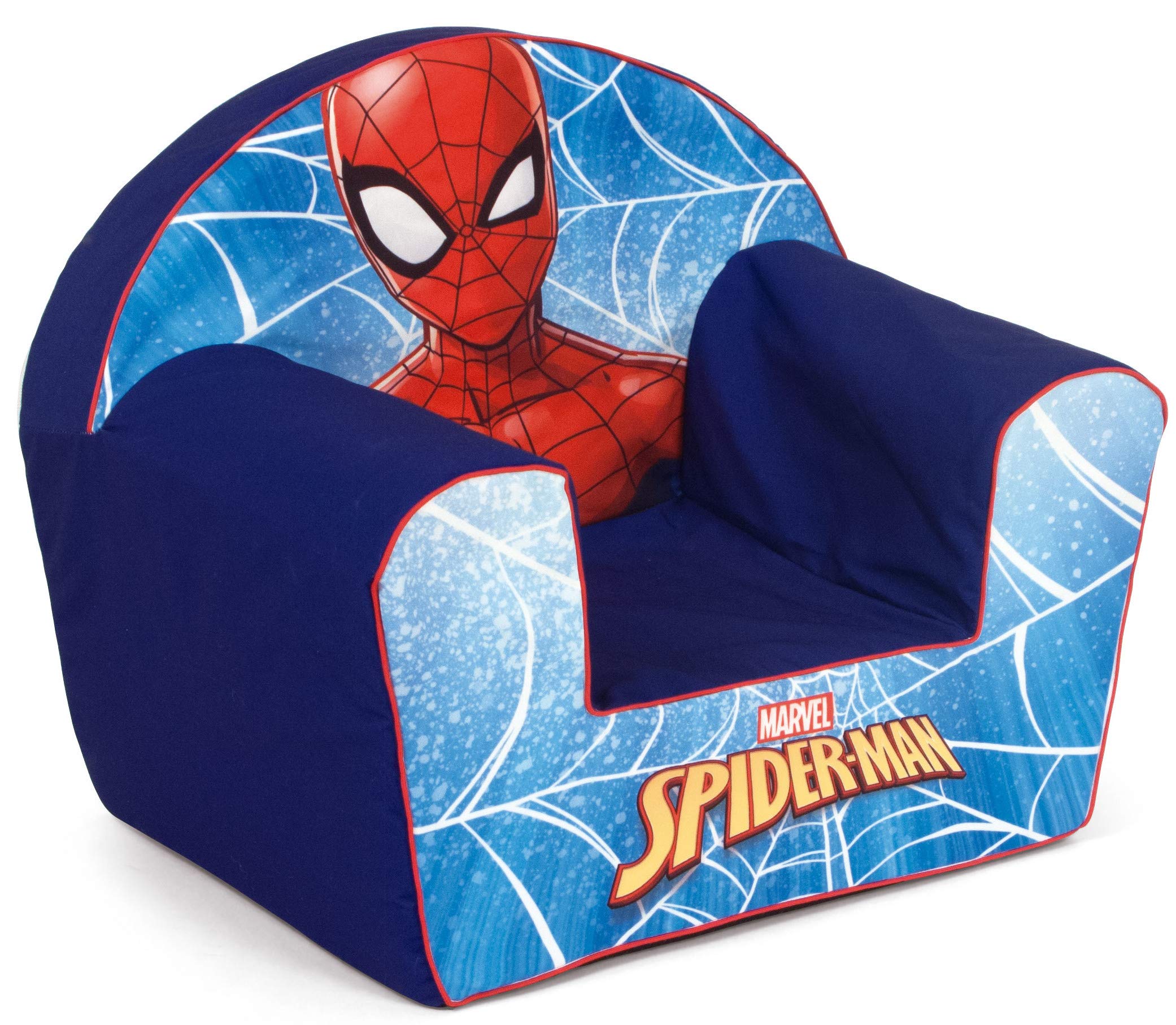 ARDITEX Sillón Infantil Spiderman Sofá Desenfundable Espuma 42 x 52 x 32 cm