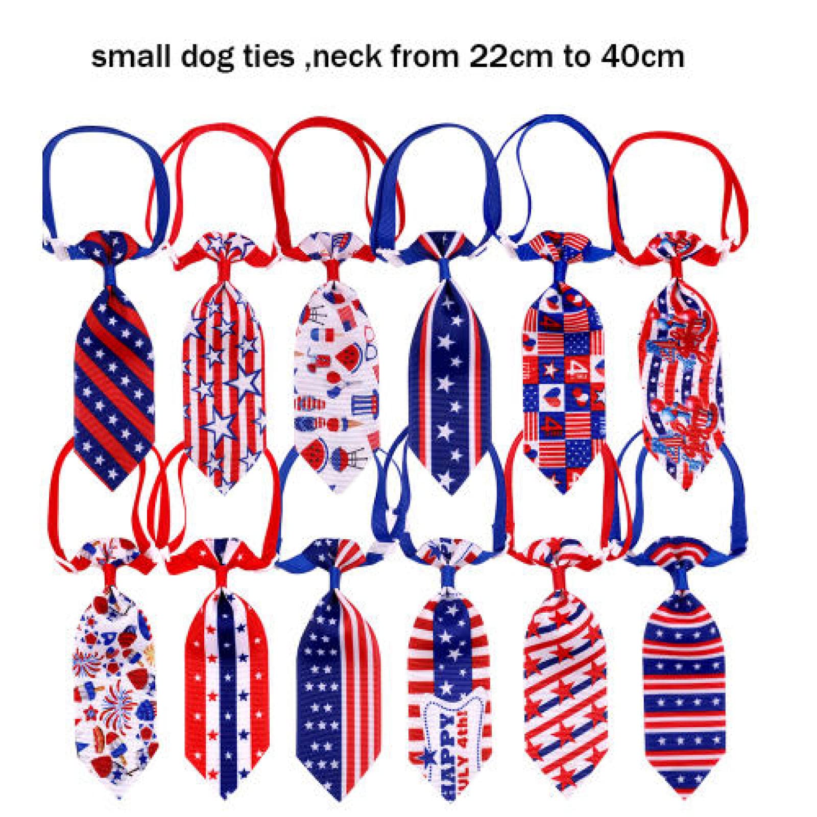 Lot de 50 bandanas pour chien - Nœuds pour poils de chien - Accessoires pour poils de chien - 50 pièces K