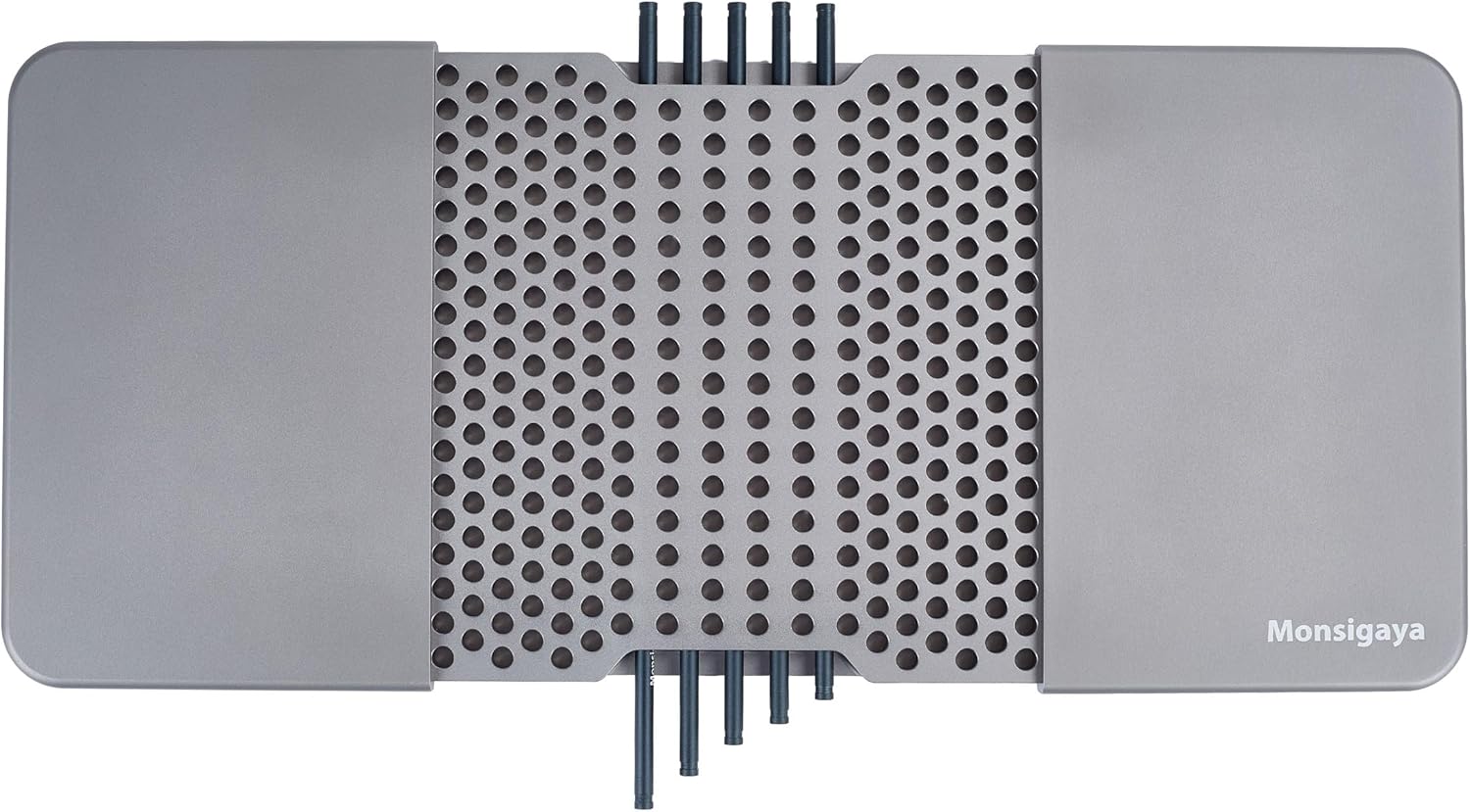 290 Compartment Metal Storage Box with Built-in 10 Aluminum Alloy Straws (290)