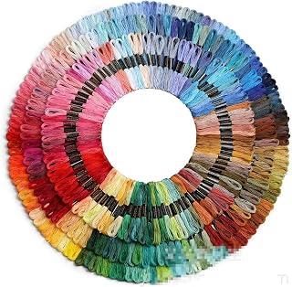 Cross Stitch Embroidery Floss Anchor Similar DMC Cross Stitch Cotton Embroidery Thread Floss Sewing Skeins Craft Not Repeat(200 Colors)