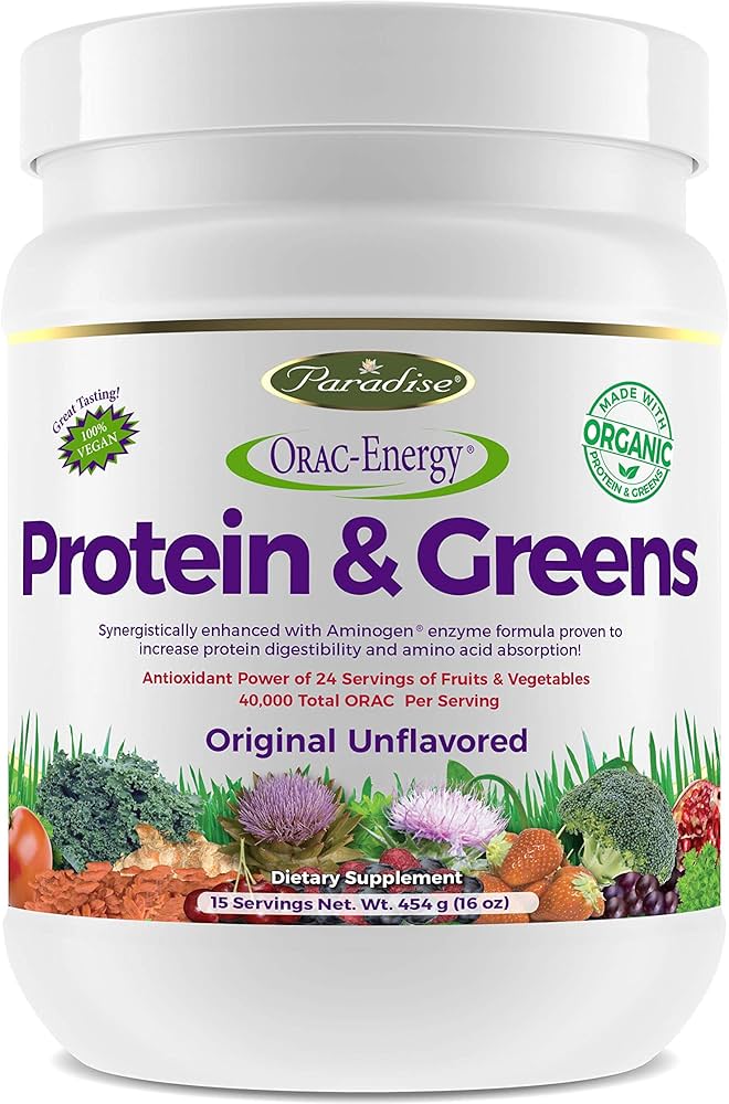 Amazon.com: Paradise Herbs Orac Energy, Protein & Greens, 14