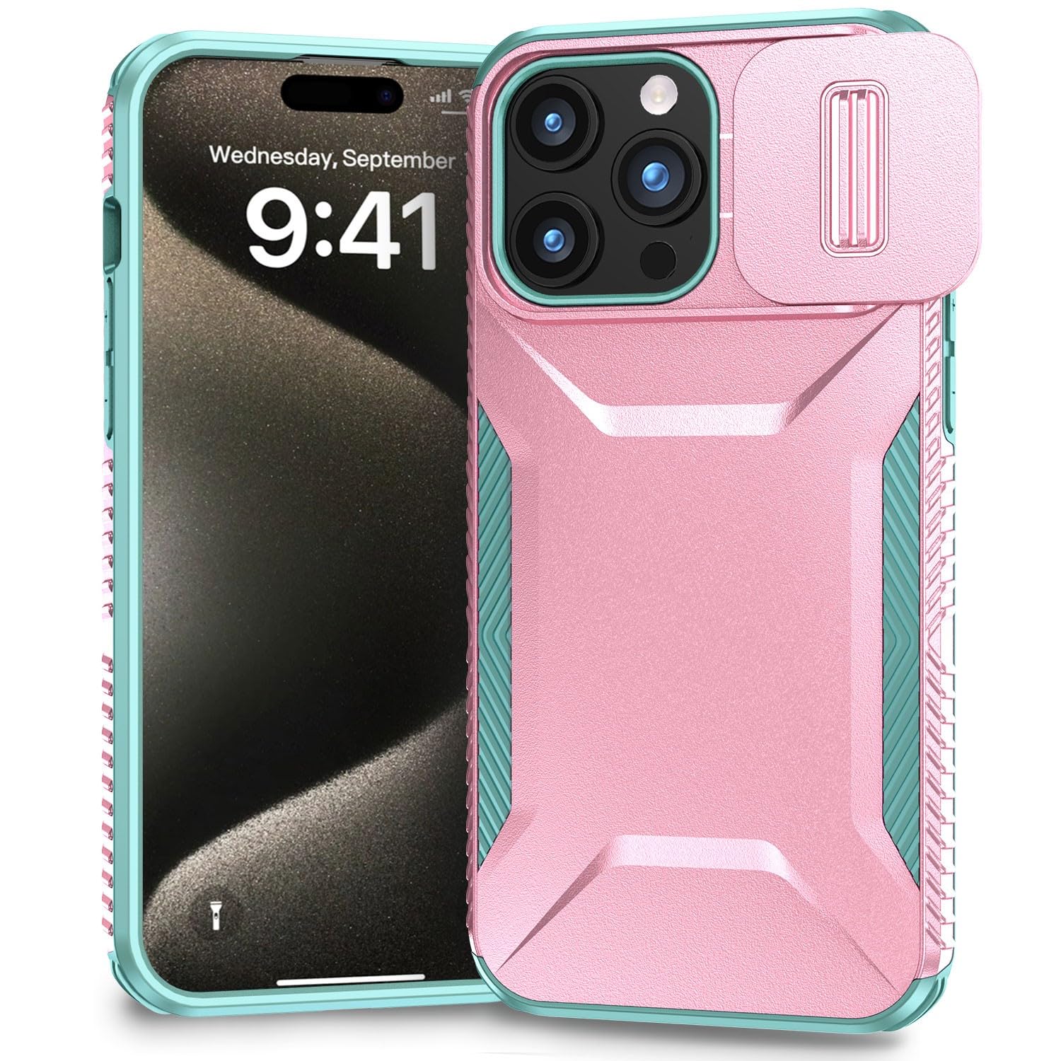 Coque silicone rigide rose iPhone 17 Air minceur préservée