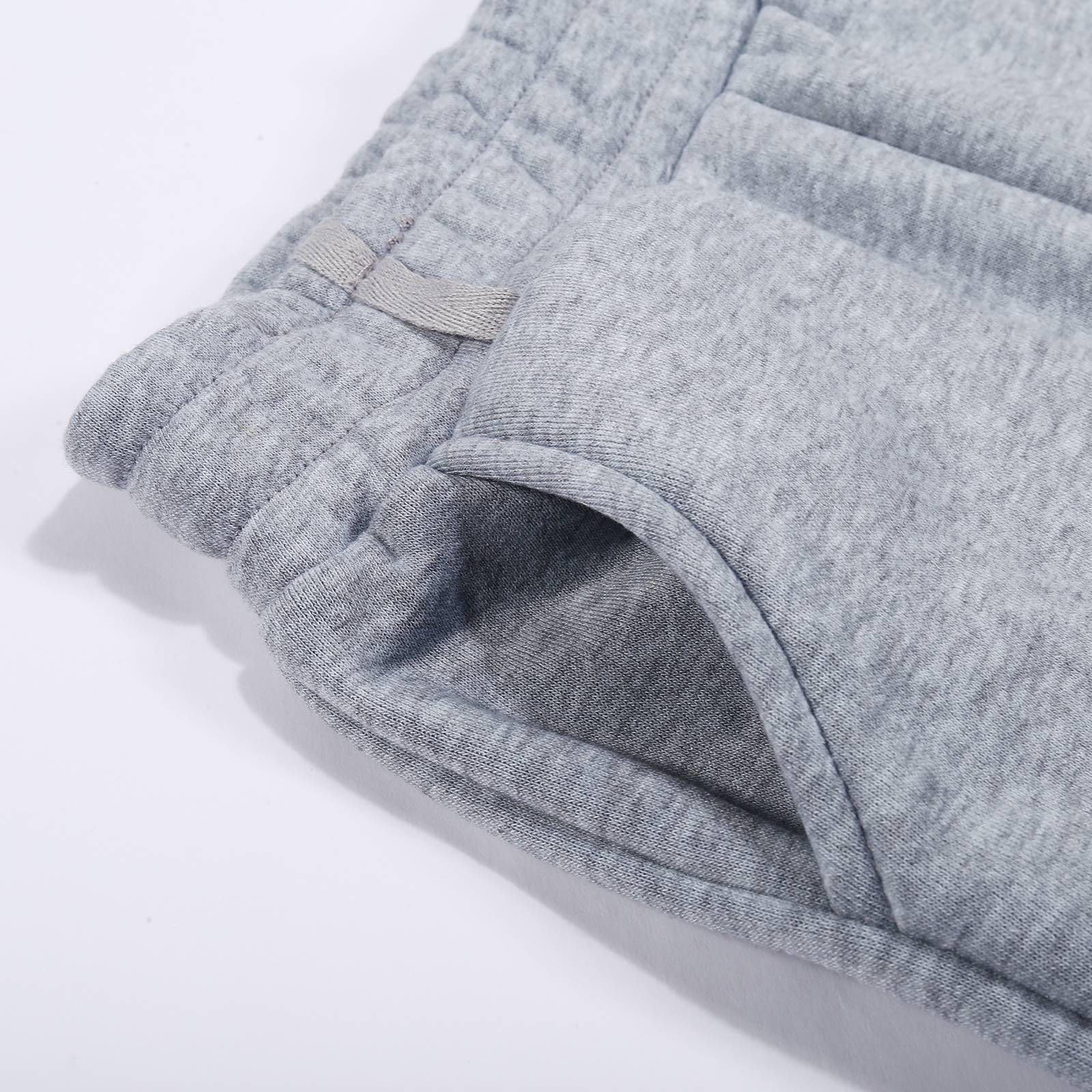Pantalones de chándal holgados para niños adolescentes algodón cordón bolsillos pierna ancha cintura elástica