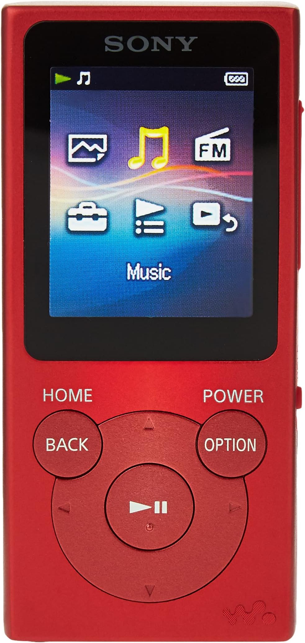 Walkman Digital Media Player, Red, Nw-E394/Rc, Nw-E394/Rc1E