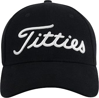 PowerGolf Original Titties Dad Cap Classic Dad Hat with Adjustable Strapback