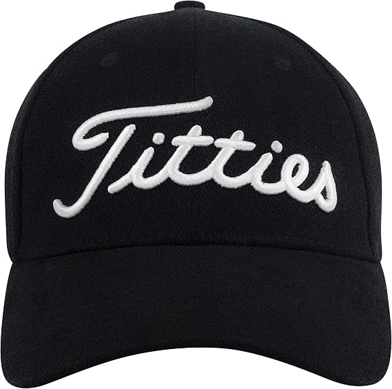 PowerGolf Original Titties Dad Cap Classic Dad Hat with Adjustable Strapback