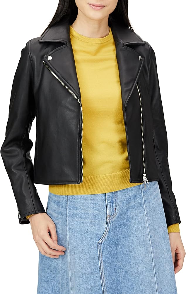 Amazon | [フレイ アイディー] ラムレザーライダース | コート