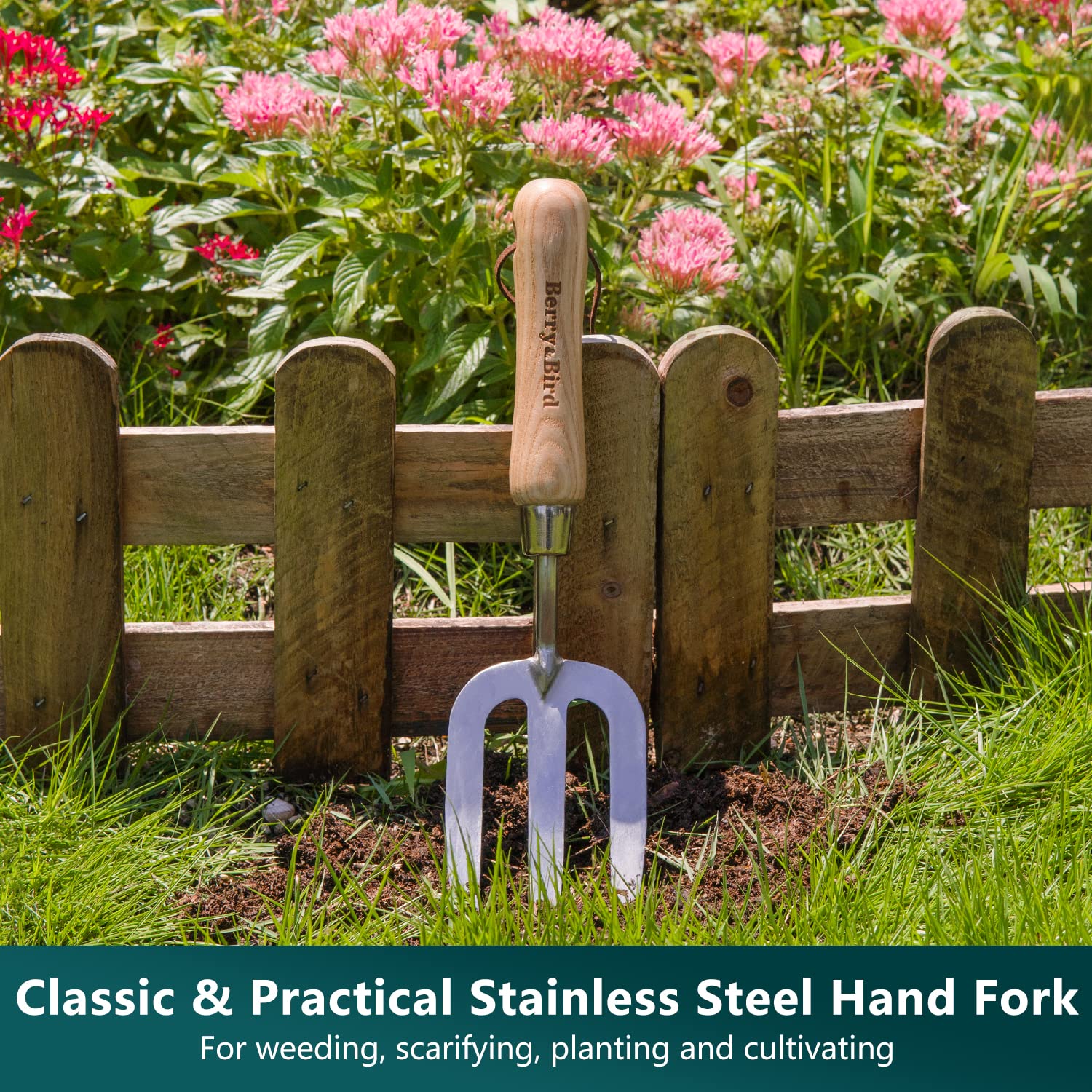 Berry&Bird Garden Tool Set - 3 Piece Stainless Steel -4