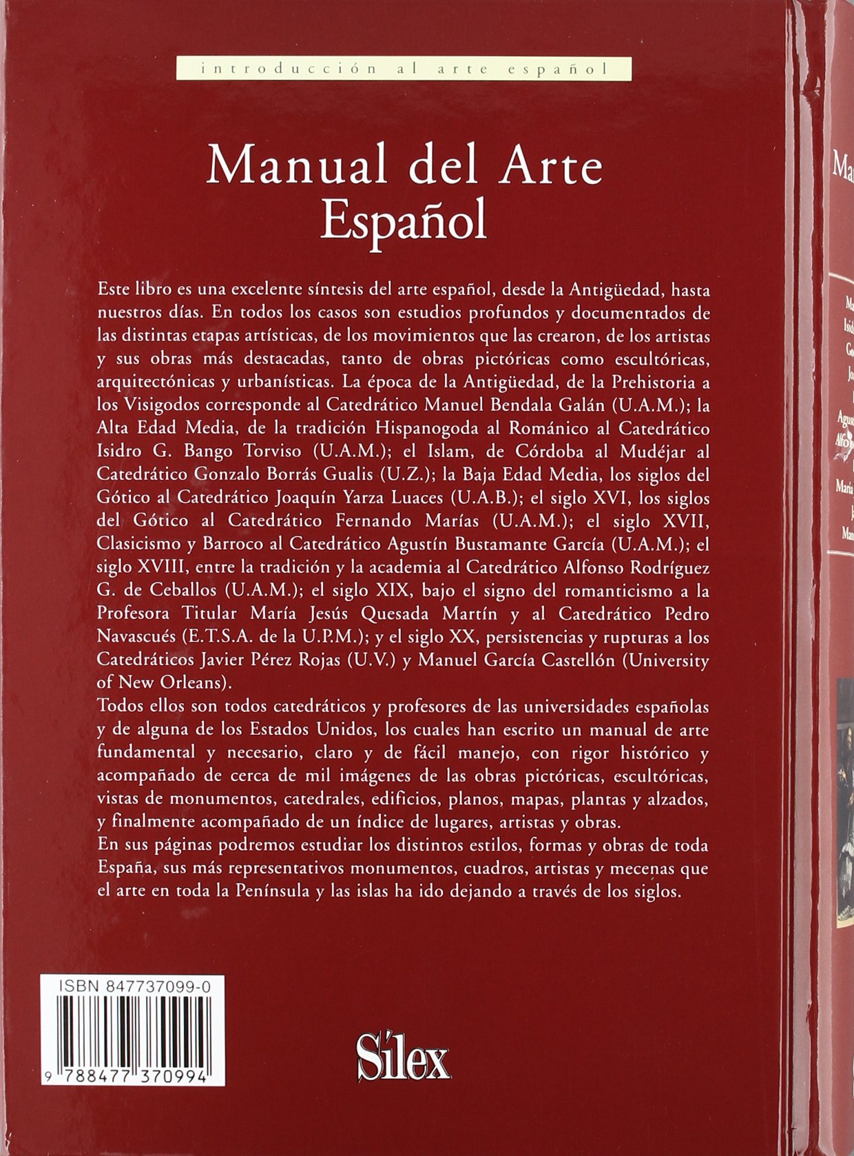 Manual de Arte Español: Introduccion Al Arte Espanol