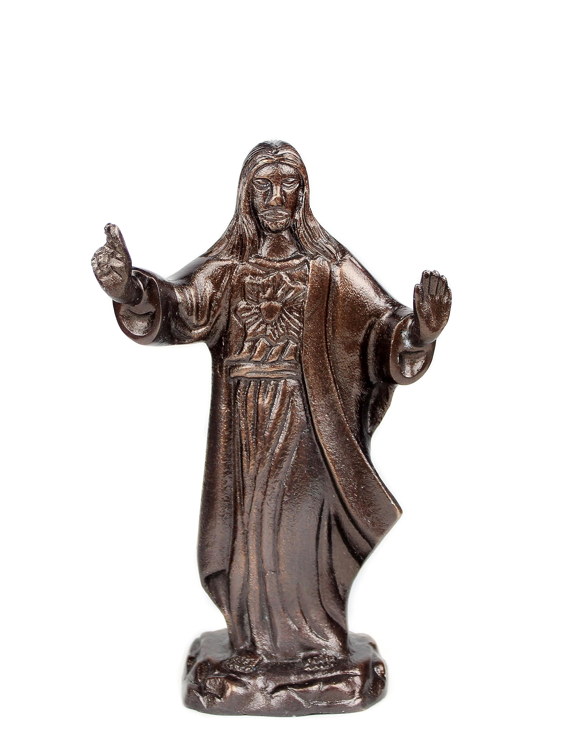 Amazon.co.jp: Divineイエスキリストのアルミキャスト手Chiseled