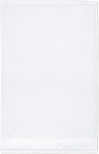 MÖVE Poolside Ręcznik dla gości, 30 x 50 cm, ręcznik Made in Germany, 100% bawełna, Snow (biały)
