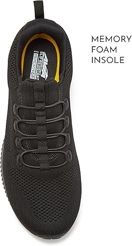 Miniatura 5 de Avia Anchor SR Mesh Slip On Black Zapatos antideslizantes para hombres, zapatos de trabajo resistentes al agua para hombre y restaurante o servicio