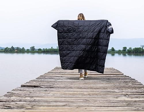 Miniatura 5 de 4Monster Manta de camping plegable, ligera, compacta y resistente al agua, manta de campamento alternativa cálida para avión, senderismo,