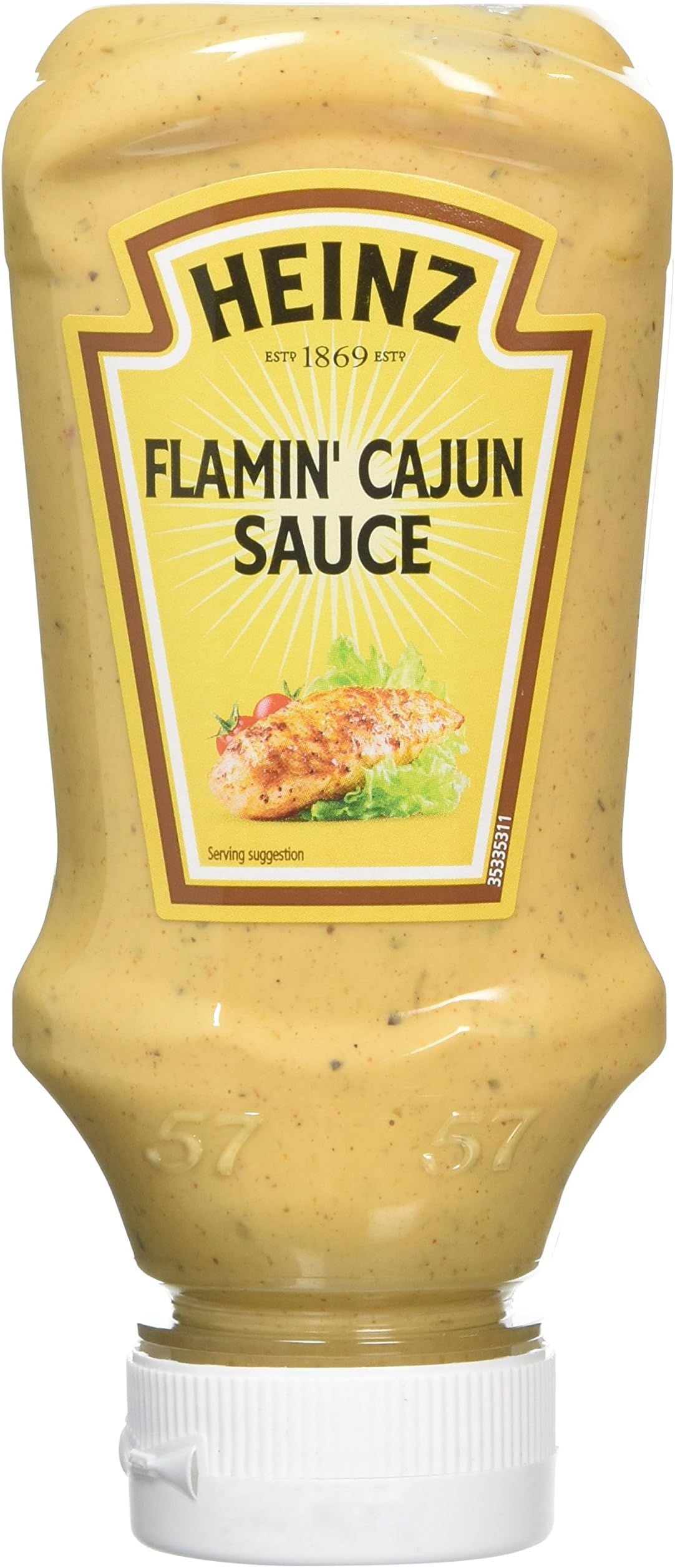 Heinz Creamy and Spicy Flamin Cajun Sauce, 220 ml (Pack of 8)
