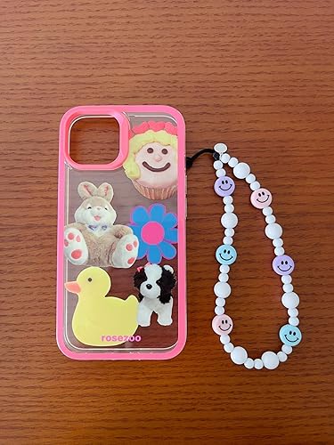 Miniatura 15 de Drawwind Correa universal con cuentas para teléfono, correa universal para teléfono celular, bonita pulsera de muñeca, cadena de cuentas, accesorios