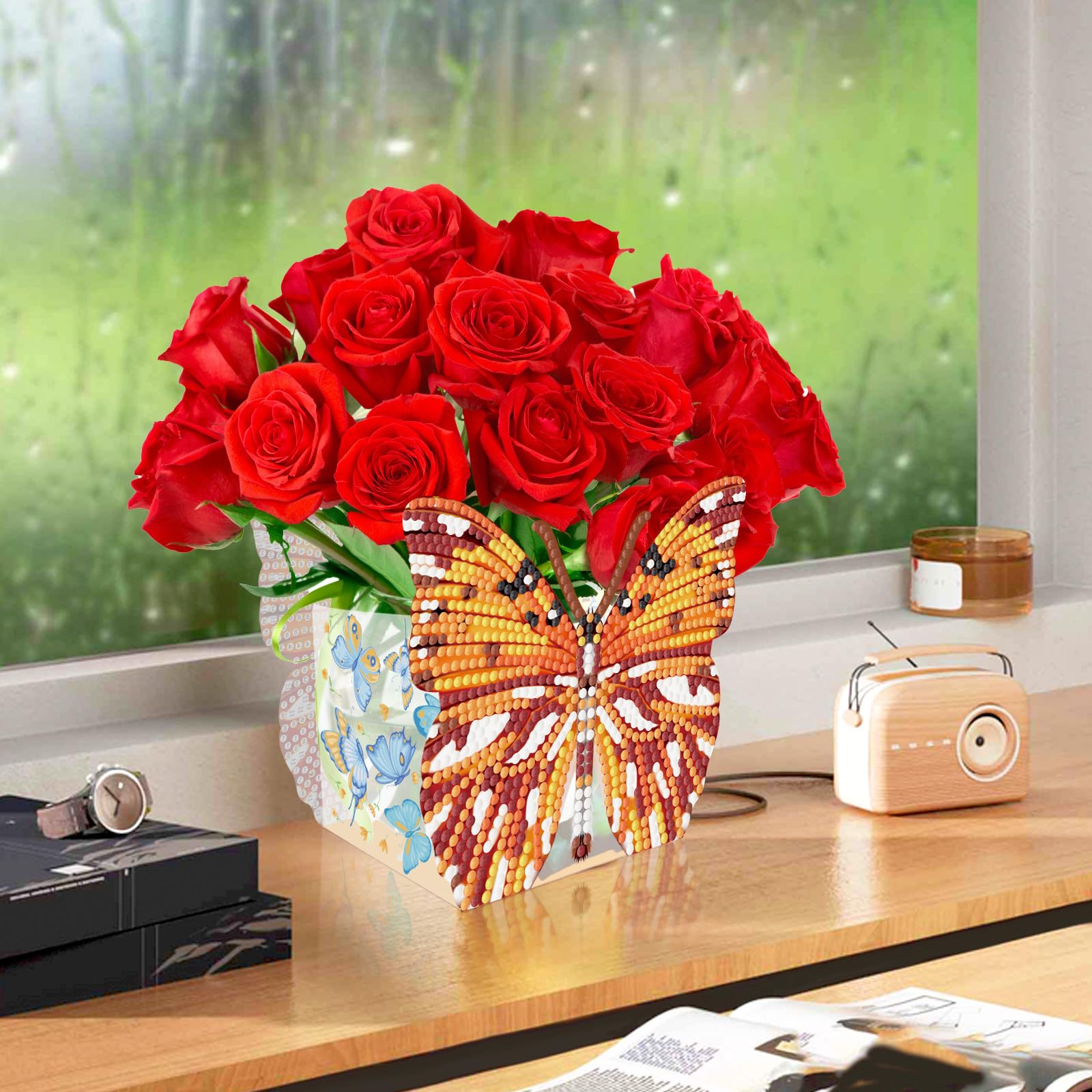 Amazon.com: 4pc Art Painting Storage Boxes Rack, DIY Diamond