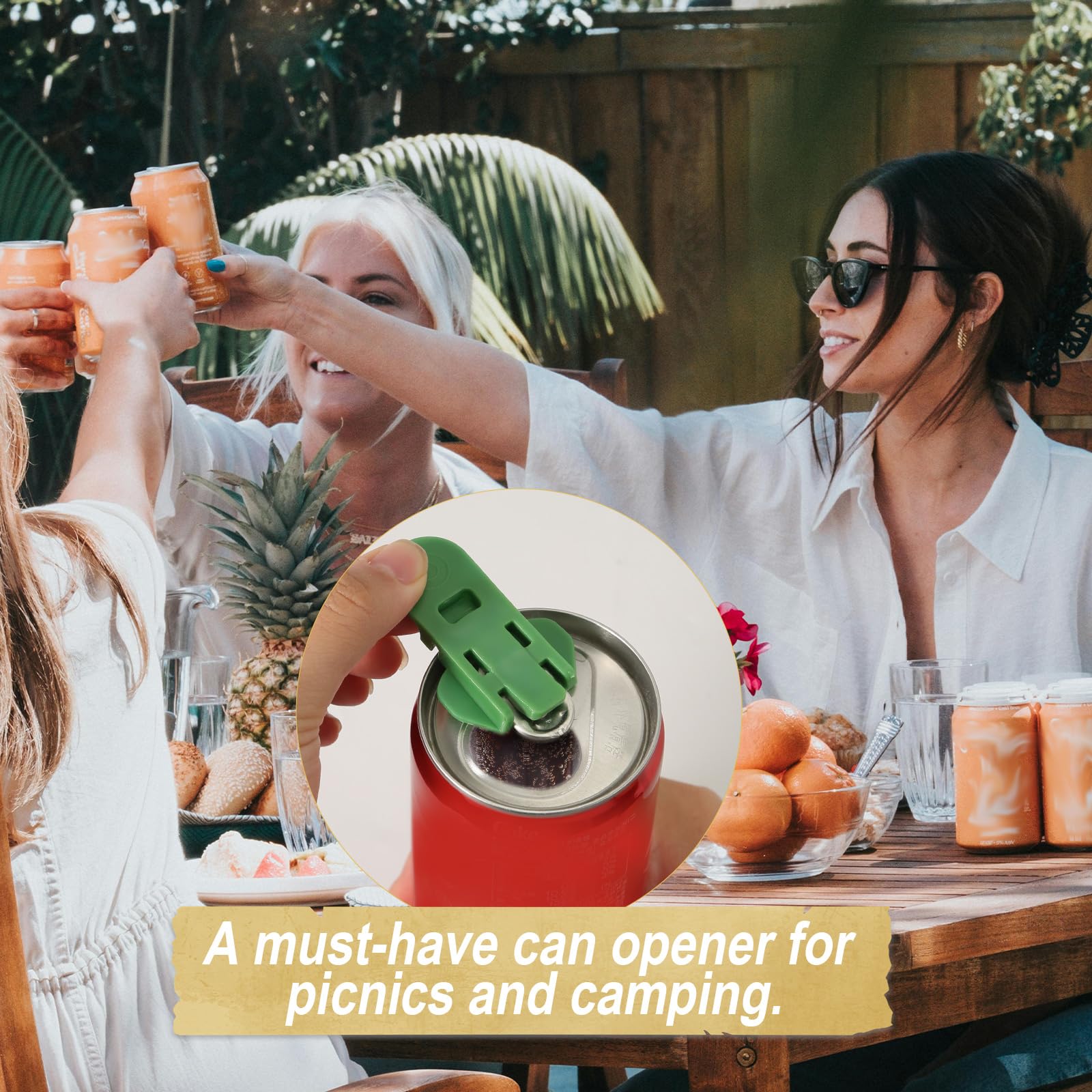 Lot De 6 Ouvre-boîtes Manuels Faciles à Utiliser, 6 Couleurs Pour Ouvrir Les Canettes De Soda, Bière, Soda, Boissons Gazeuses, Boissons Gazeuses, Boissons En Aluminium