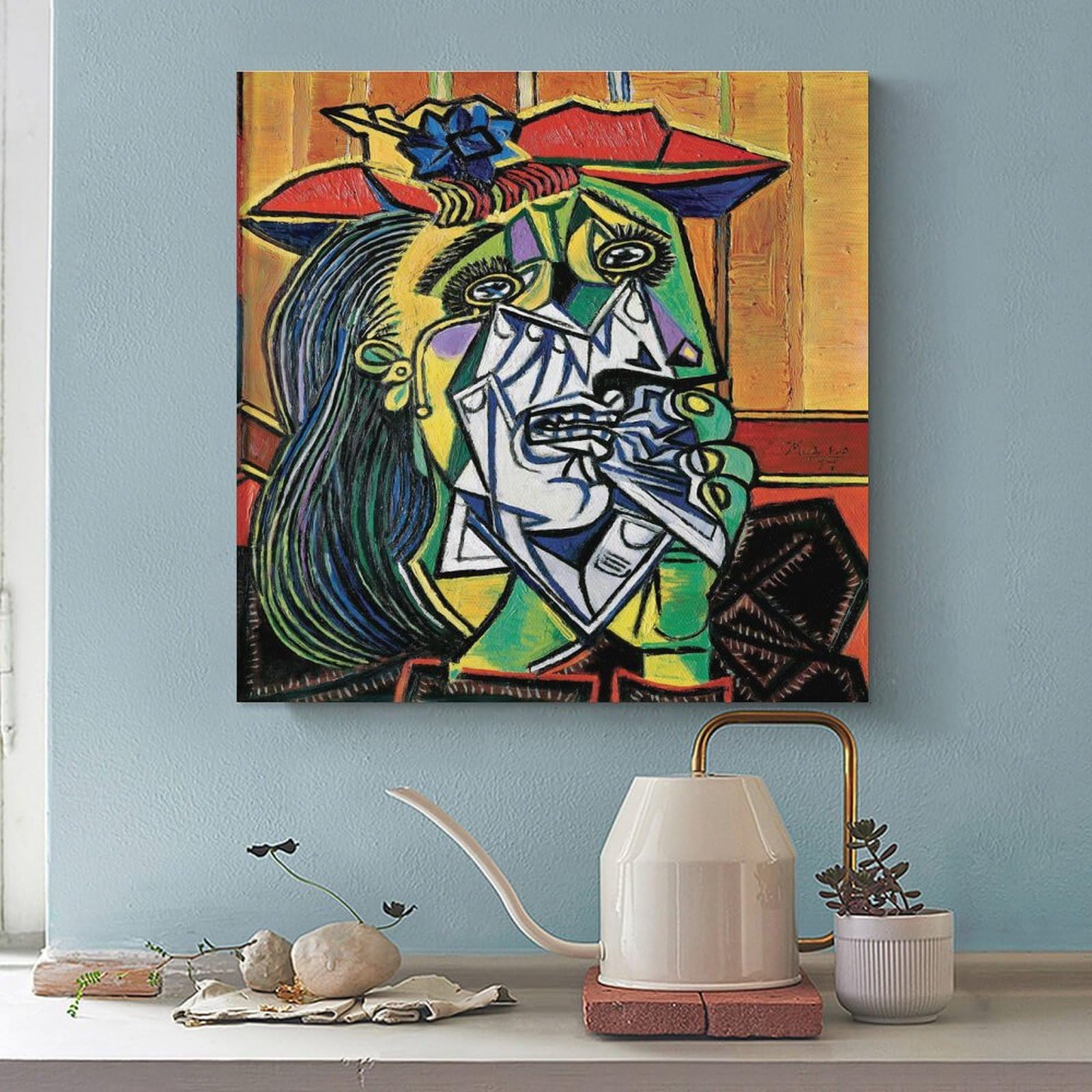 Amazon.co.jp: Pablo Picasso パブロ・ピカソポスター 絵画 泣く