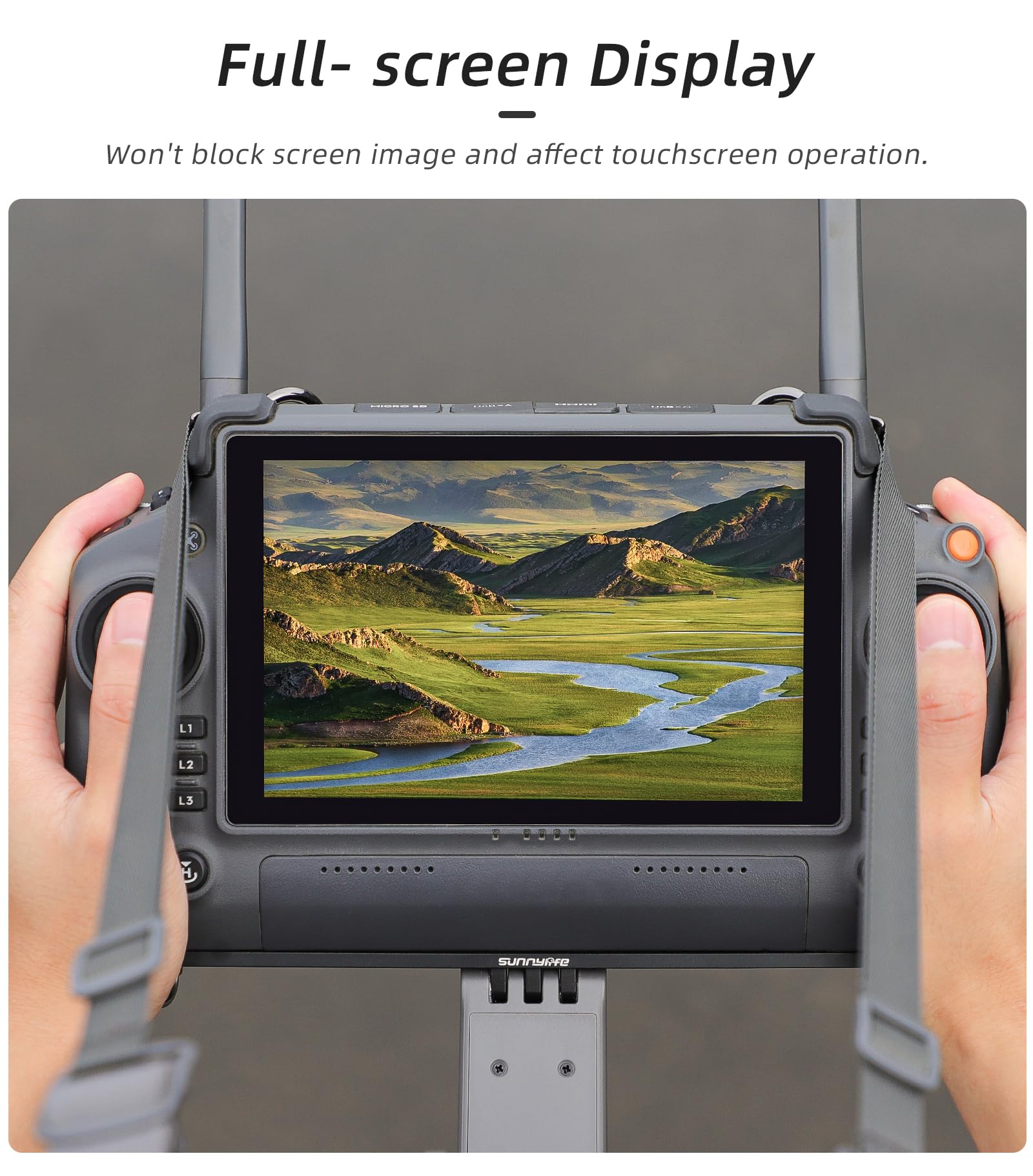 Support Ergonomique pour DJI RC Plus Support Réglable pour Télécommande de Drone Support de Veste Support Ventral Sangle de Poitrine Accessoire