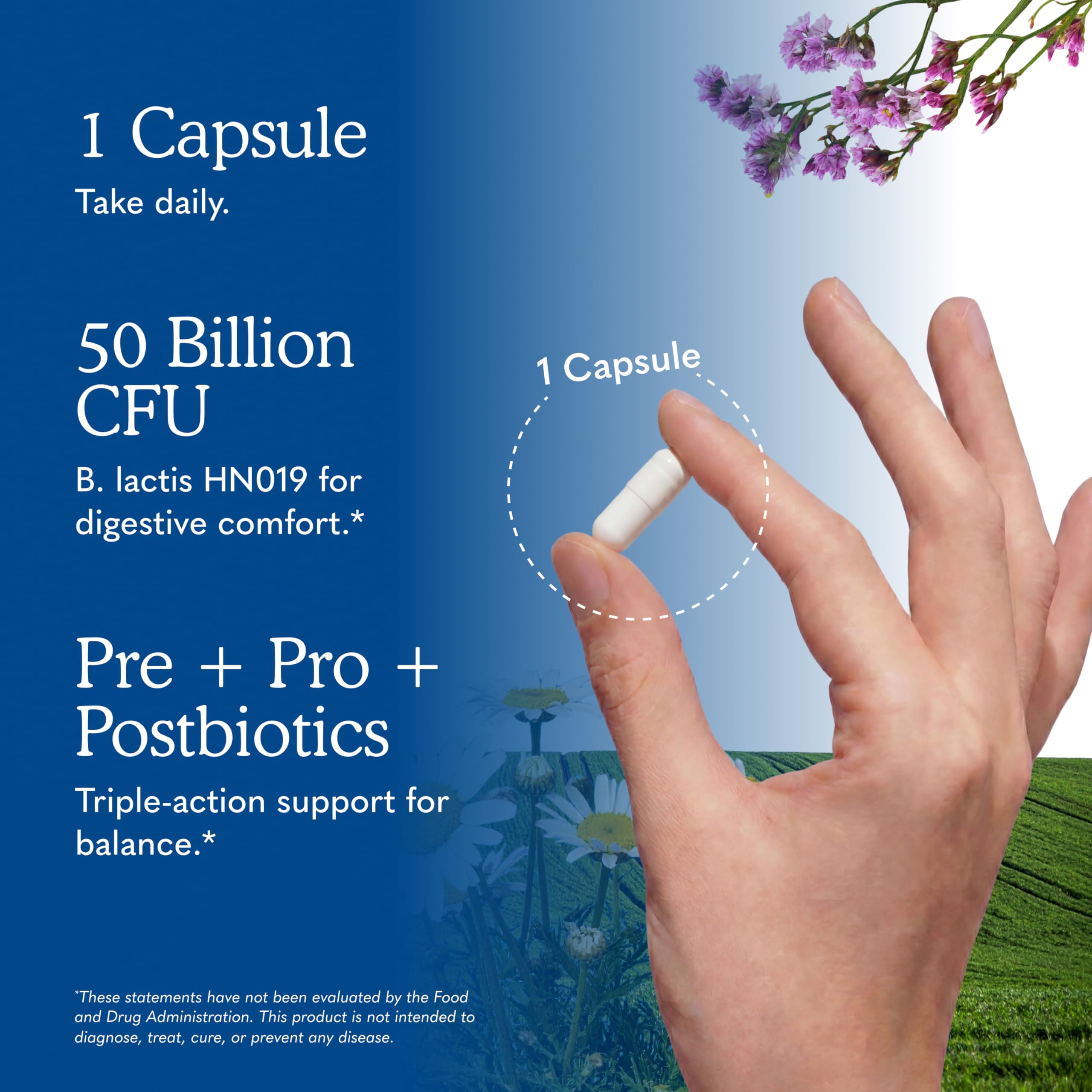 Garden of Life Dr Formulated Once Daily 3-in-1 Complete Prebiotics, Postbiotics & Probiotics for Women and Men - PRE + PRO + POSTBIOTIC Supplement for Gas & Bloating - 50 Billion CFU, 30 Day Supply — Amazon image 5