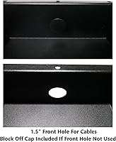 Vista 3 de Baldwin Iron Works - Bandeja de motor de arrastre empotrada - Perforada para taladrar para motores de arrastre Ultrex