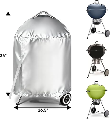 Miniatura 74 de iCOVER - Funda para parrilla de 60 pulgadas para parrilla al aire libre, anti-UV y resistente a la decoloración, fundas impermeables para parrilla