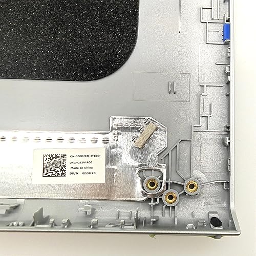 Miniatura 5 de Reemplazo para DELL Inspiron 15 3510 3511 3515 LCD Tapa trasera superior con bisagras y marco bisel delantero DDM9D 0DDM9D 9WC73 09WC73 09WC73 Plata