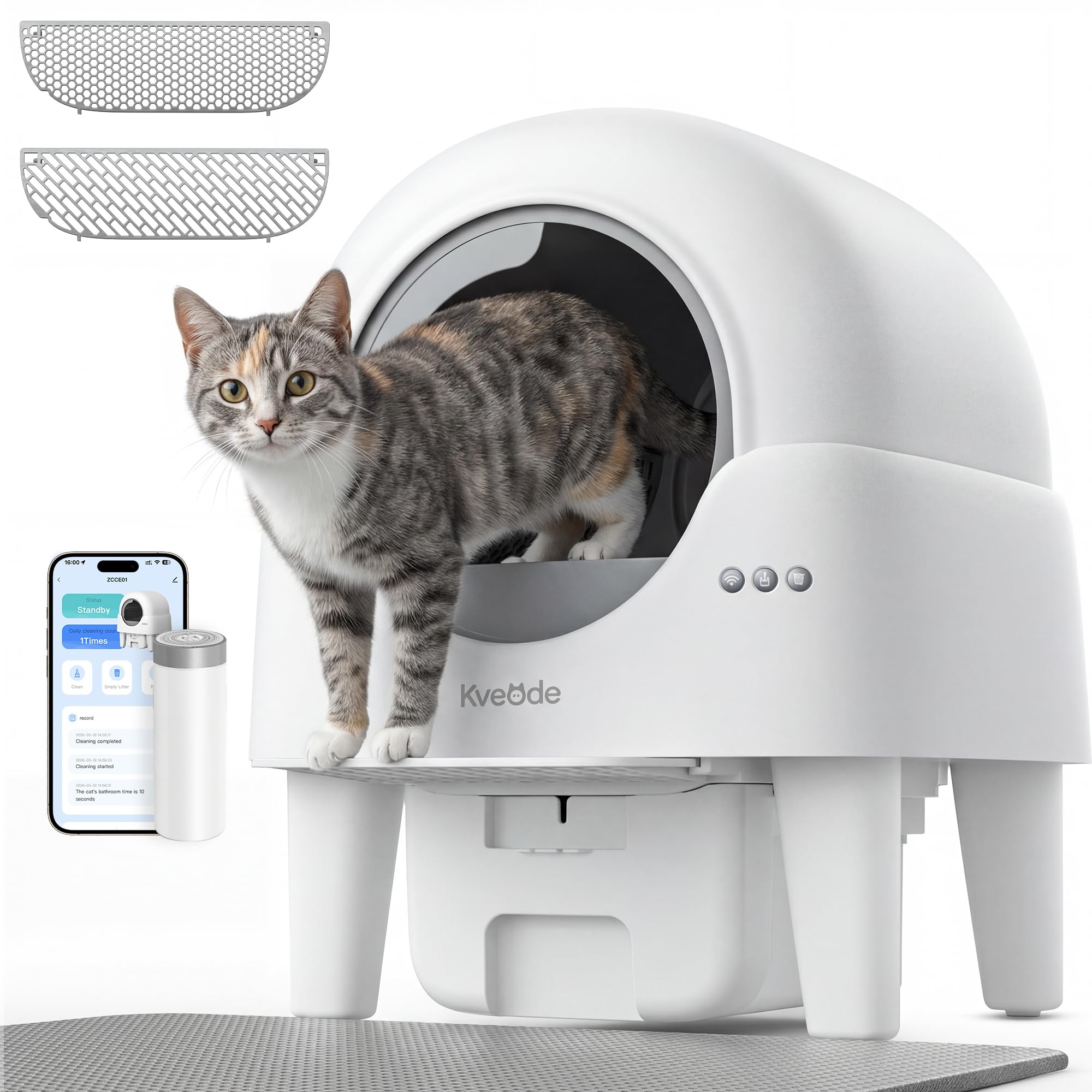 Kveode Self Cleaning Cat Litter Box