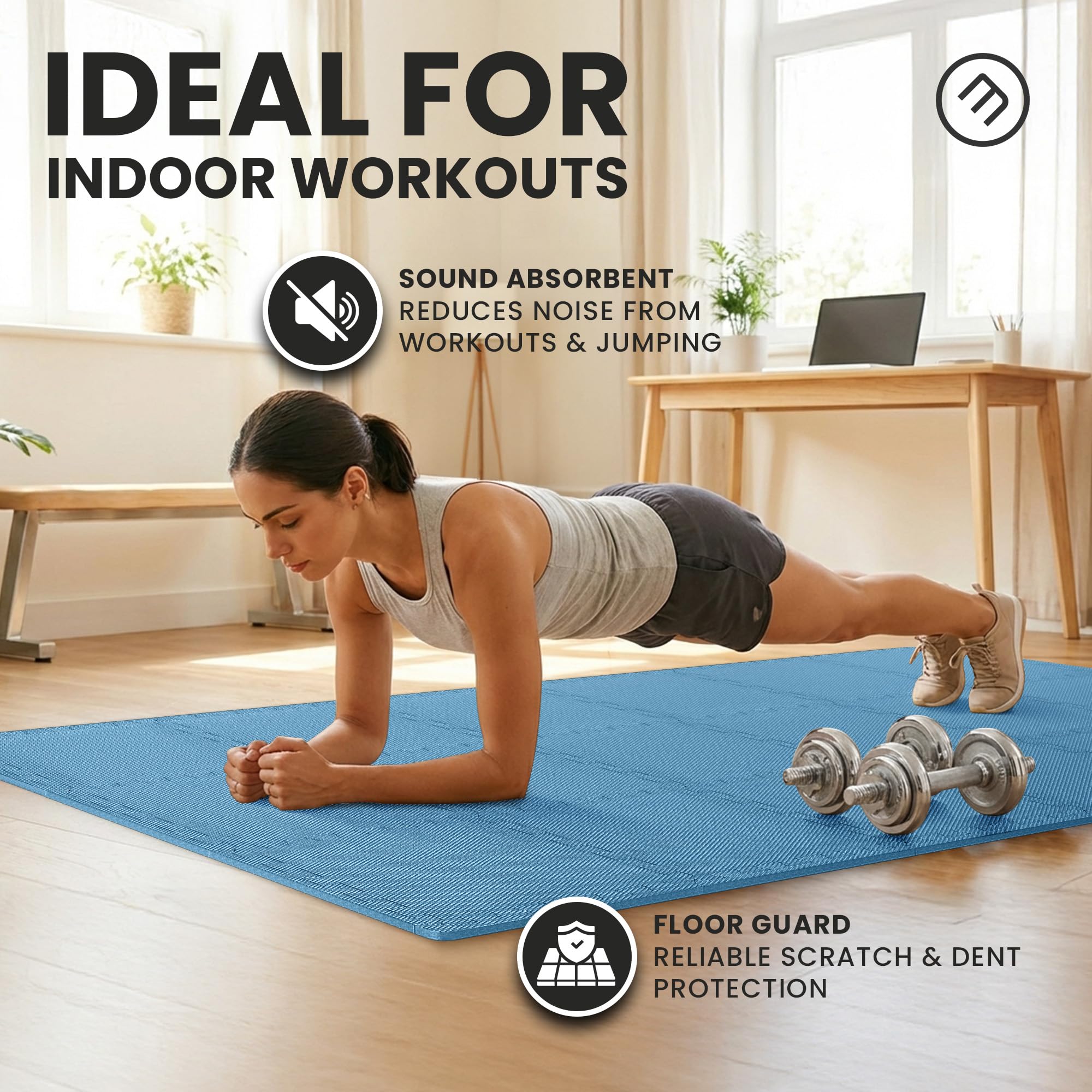 BeMaxx Gym Mats - Interlocking Foam Tiles -9 BeMaxx Gym Mats - Interlocking Foam Tiles -9