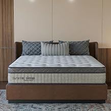 Sayre 10 Inch Hybrid Mattress in a Box Cooling Gel Foam & Individually Wrapped Coils, Medium Firm Support, CertiPUR-US & Oeko-TEX Certified, Pressure Relief for Back Pain, Assembled in the USA
