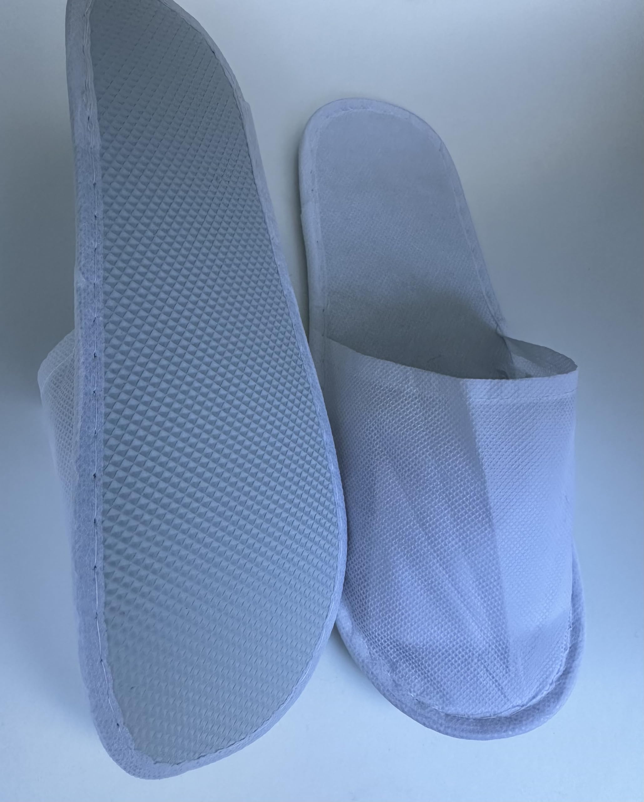 Generico 100 paia di ciabatte pantofole cortesia per alberghi hotel spa in TNT/EVA, 42 gr, 28,5 x 11,7 cm, Soft Chiuse