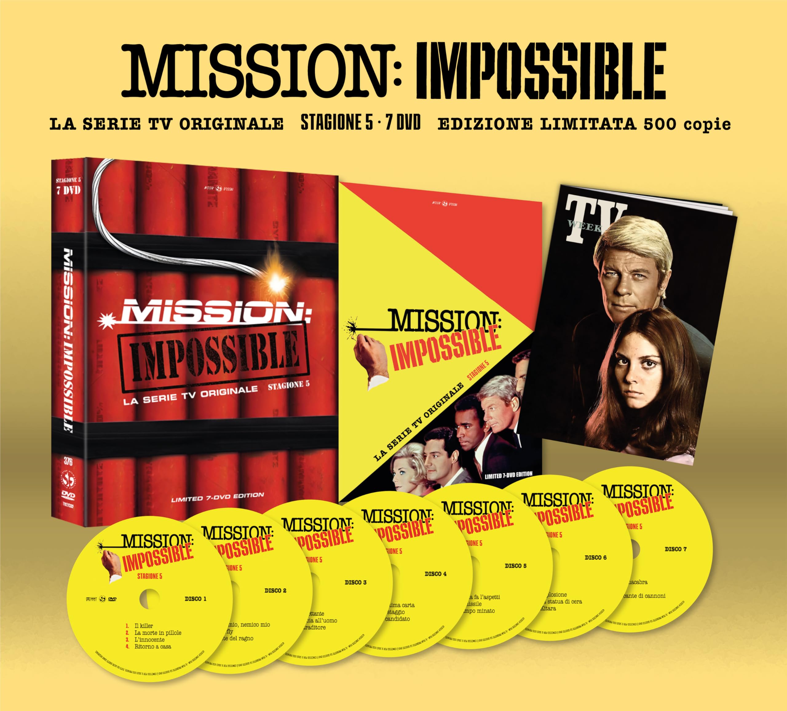 Mission Impossible, Serie Tv, Stagione 05, Limited 7 DVD Edition 500 Copie