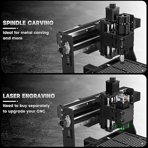 Miniatura 6 de MYSWEETY 3020 PLUS CNC - Enrutador de madera CNC de 3 ejes para madera de metal acrílico MDF con interruptores de límite parada de emergencia área