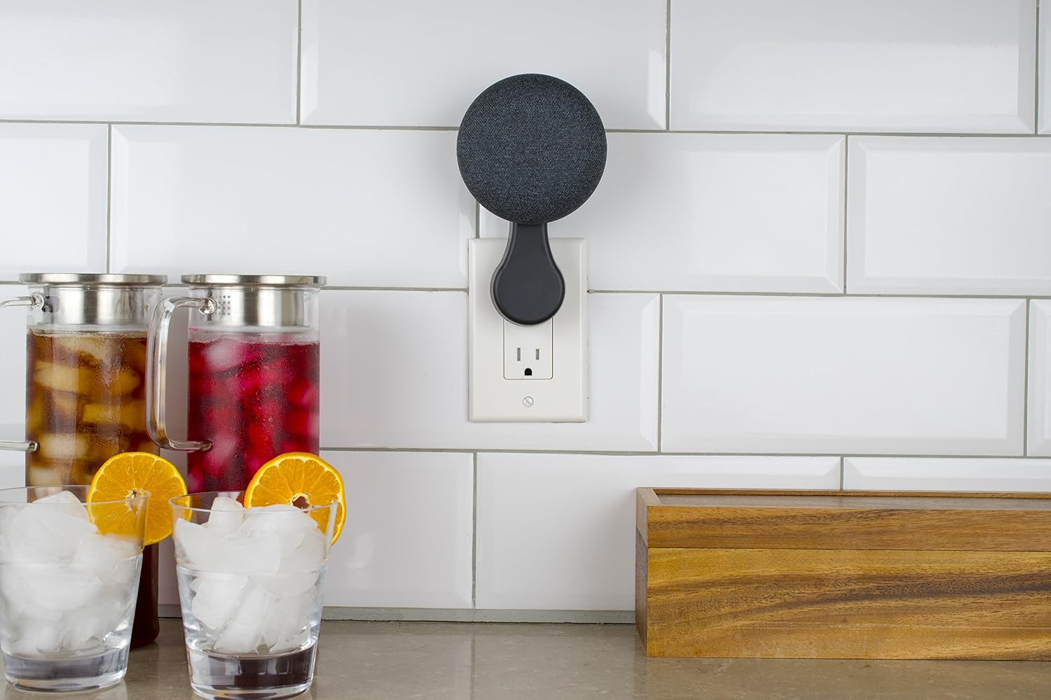 Nothing Like This Mini - Plug-in Mount - Google Home Mini Accessory (Charcoal)