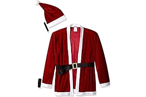 Cozy Xmas: A Classic Santa Claus Costume for Men