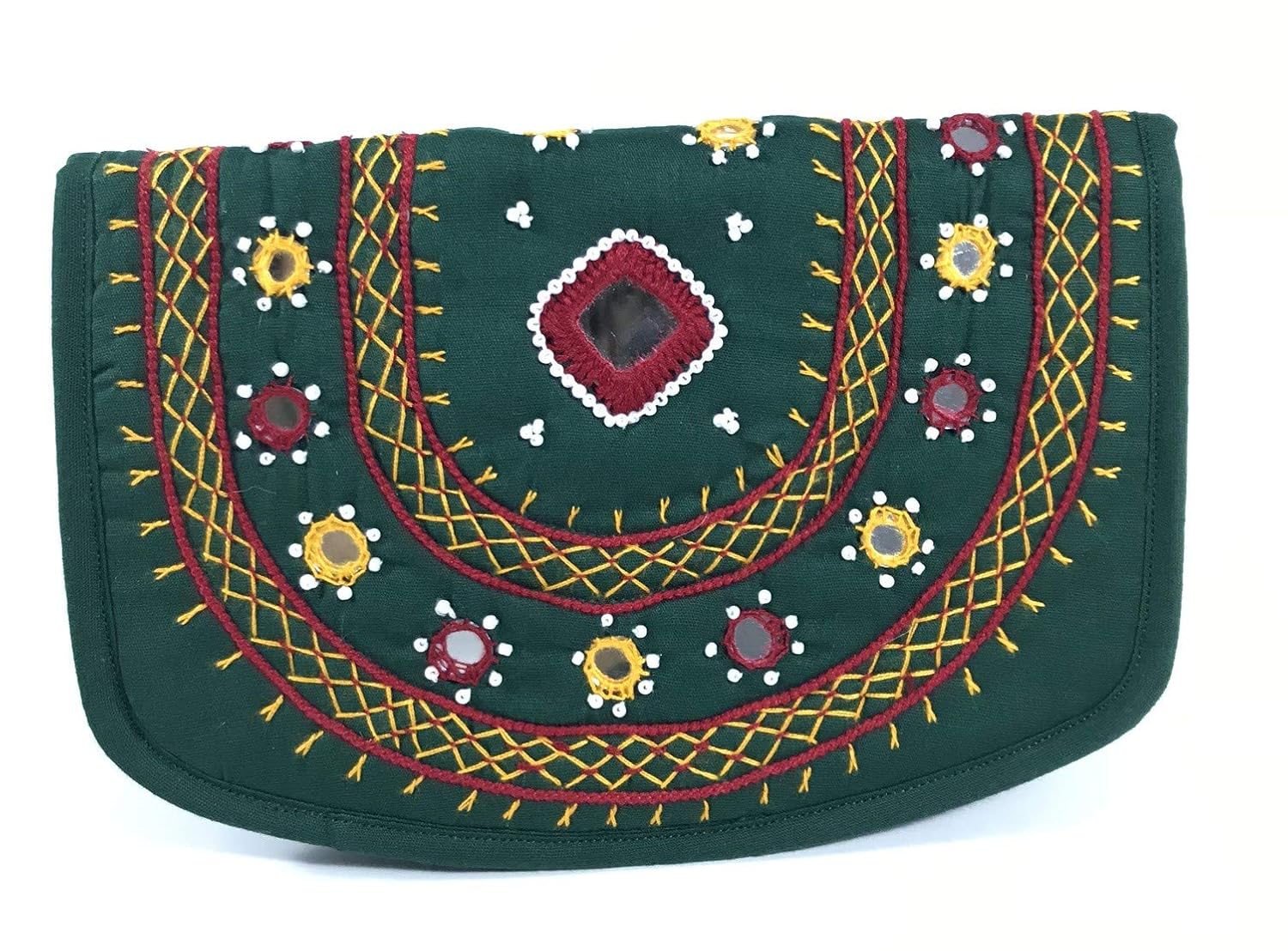 Buy Handicrafts Women Banjara Needle craft Hand Purse Clutch