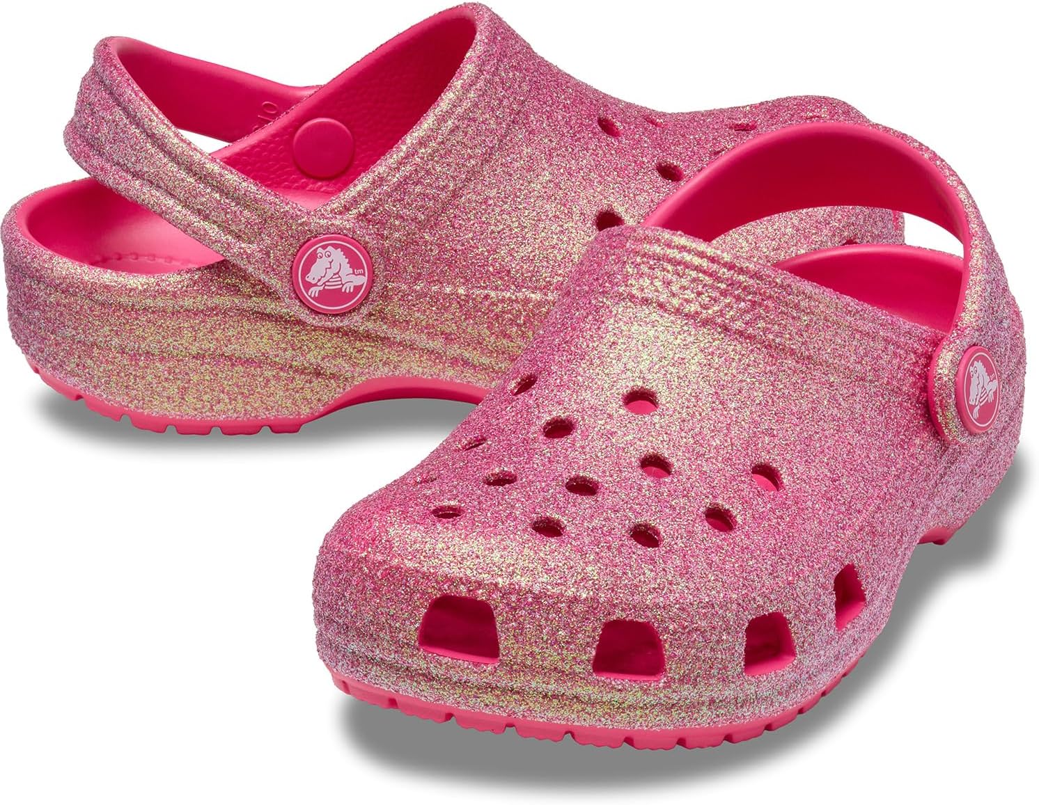 Crocs Kids' Classic Glitter Clog - Image 6